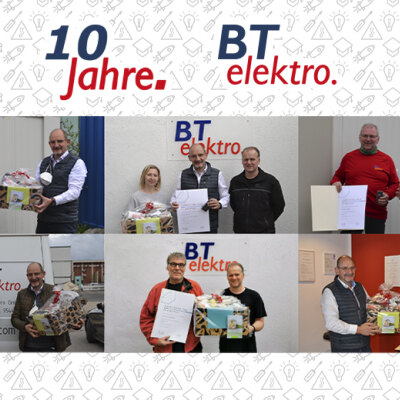 10 Jahre BT elektro GmbH