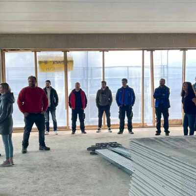 Baubesichtigung April 2022