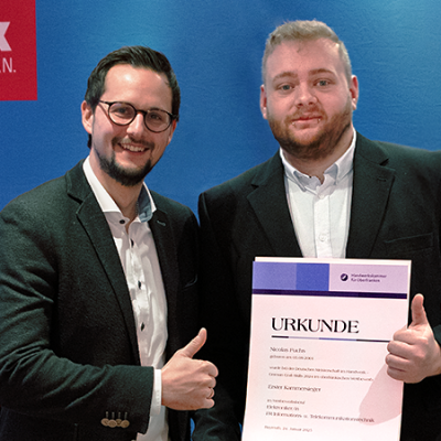 Weitere Auszeichnung für Nicolas Fuchs