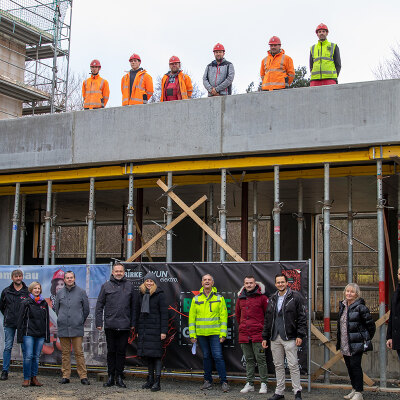 Hebfeier des Neubaus 