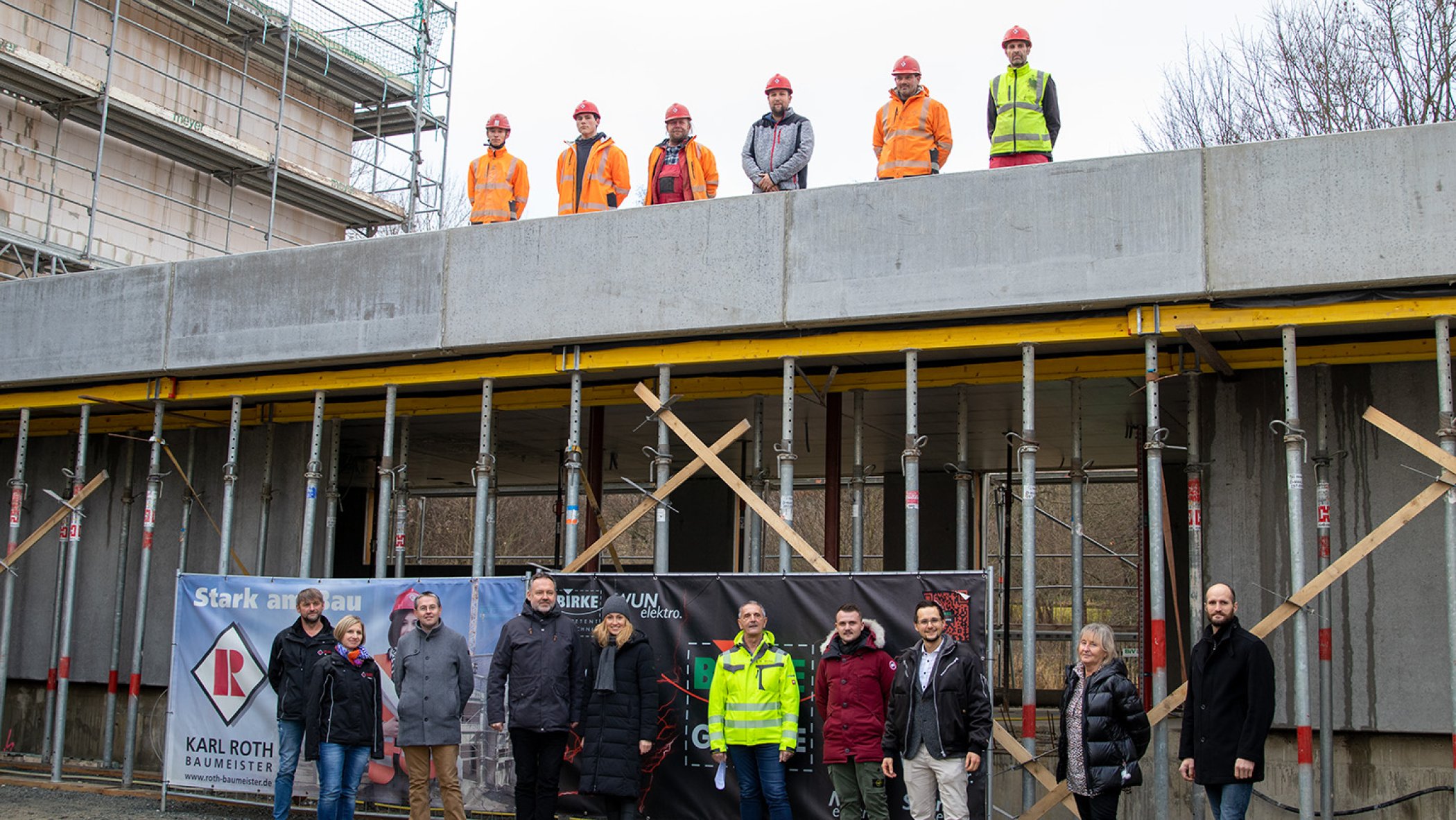 Hebfeier unseres Neubaus 