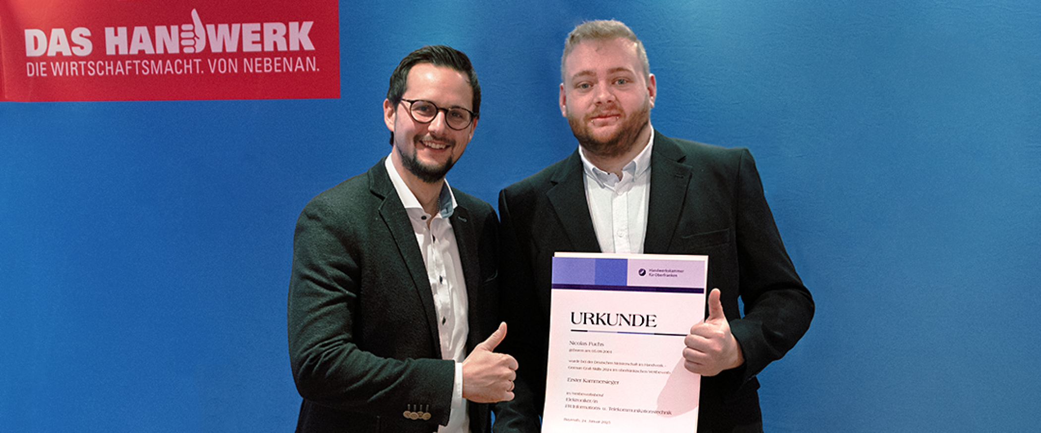 Weitere Auszeichnung für Nicolas Fuchs