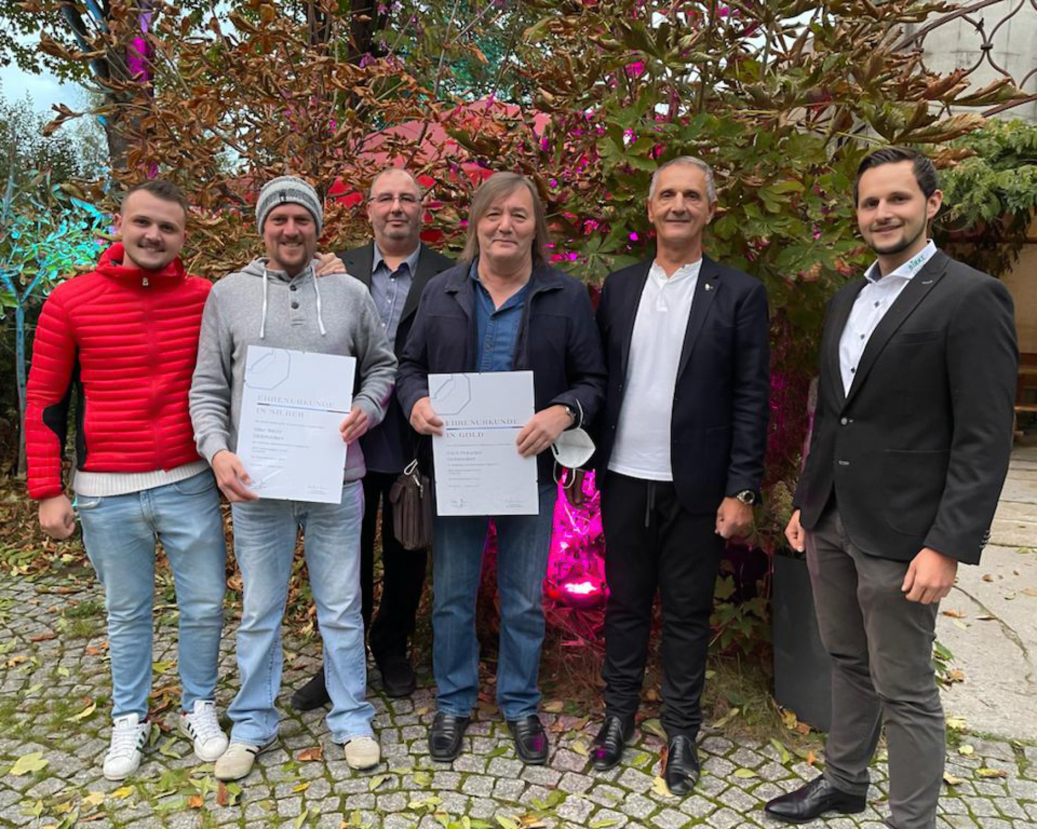 Zusammen über 125 Firmentreue