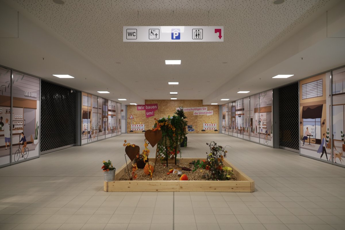 Ausbau im Kösseine-Einkaufszentrum Marktredwitz