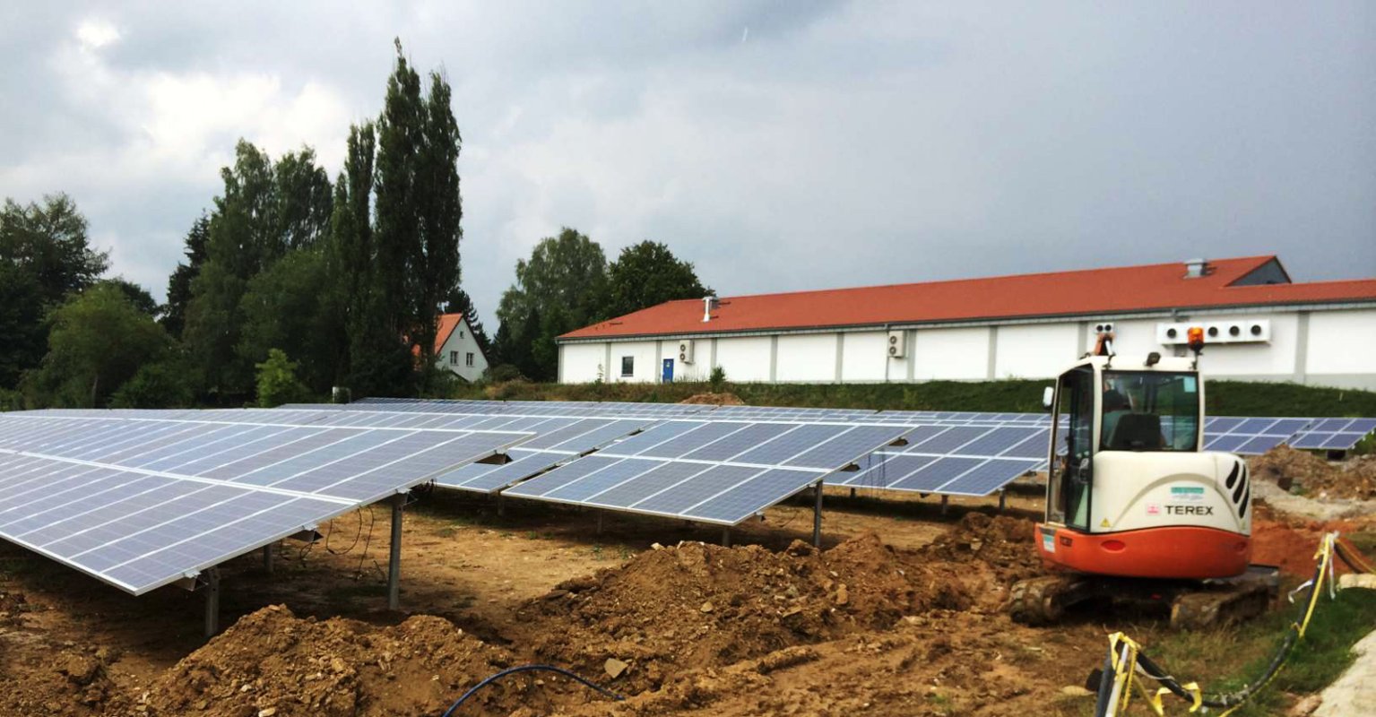 Photovoltaik-Freiflächenanlage in Wunsiedel